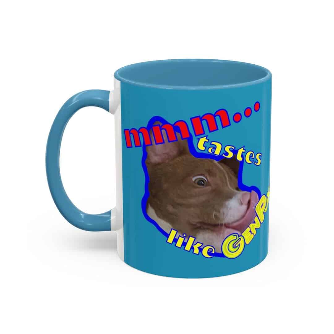 “mmm…tastes like GenPox” Cute Puppy Mug